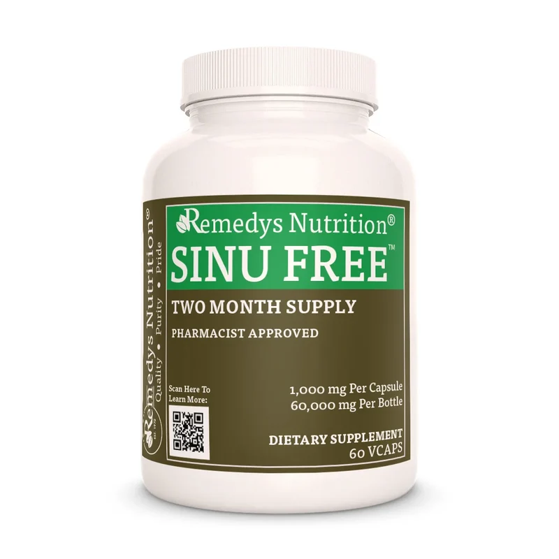 Sinu-Free 1000 mg, 60 gélules végétaliennes