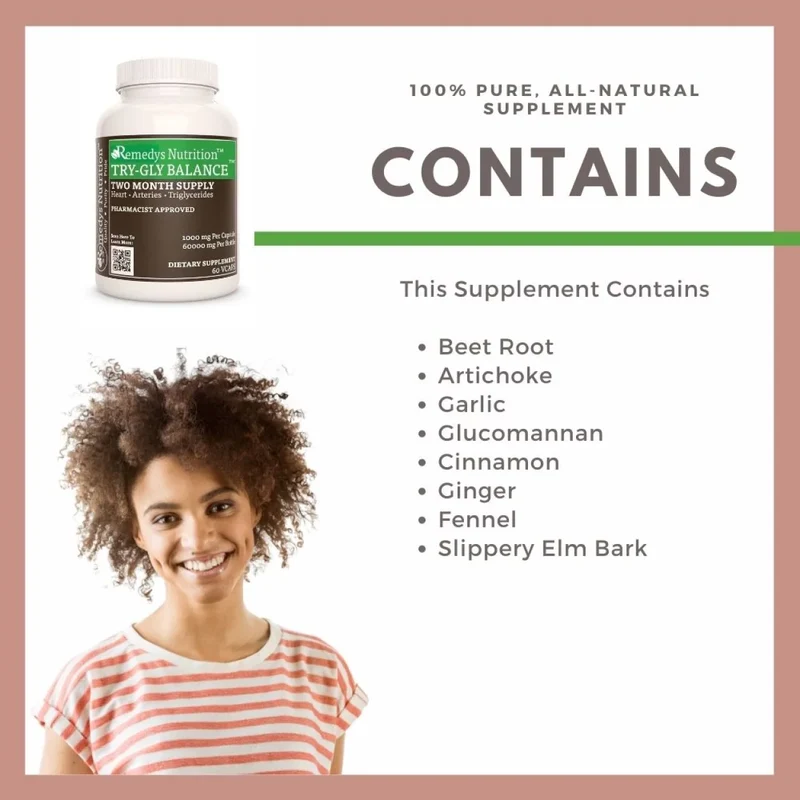 Essayez Gly Balance™ Triglyceride Support 1000 mg, 60 capsules végétaliennes