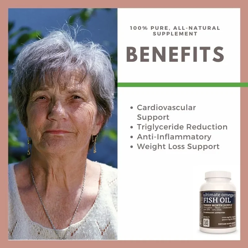 Huile de poisson oméga-3 ultime™ 1000 mg, 90 gélules