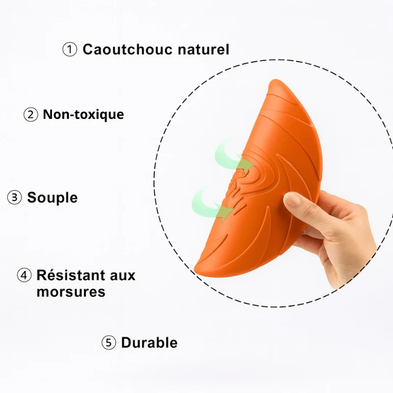 Frisbee durable pour chien