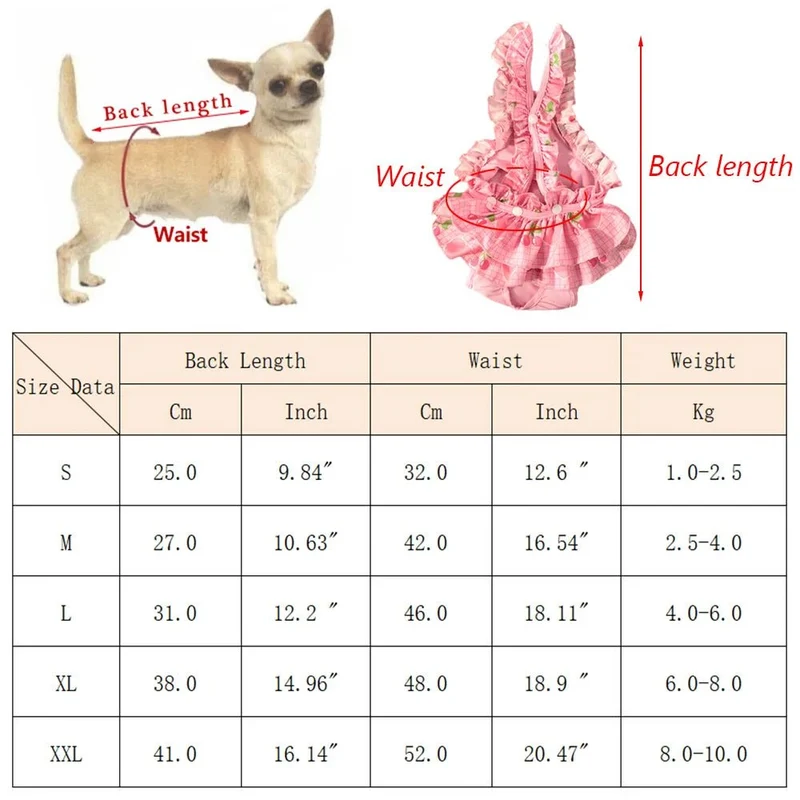 Culotte robe pour chien