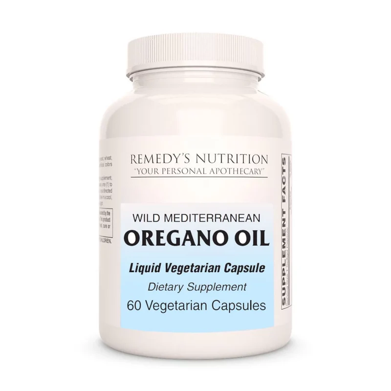 Capsules d'huile d'origan 45 mg, 60 capsules liquides végétaliennes