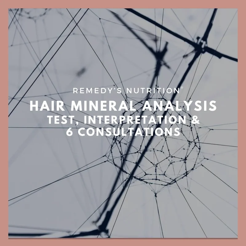 Analyse minérale des tissus capillaires (HTMA) — Test capillaire + 6 consultations