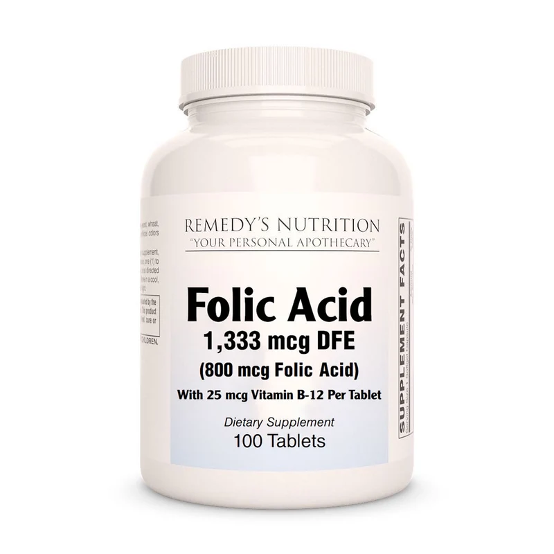 Capsules d'acide folique 1,333 XNUMX mcg