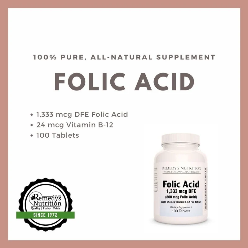 Capsules d'acide folique 1,333 XNUMX mcg
