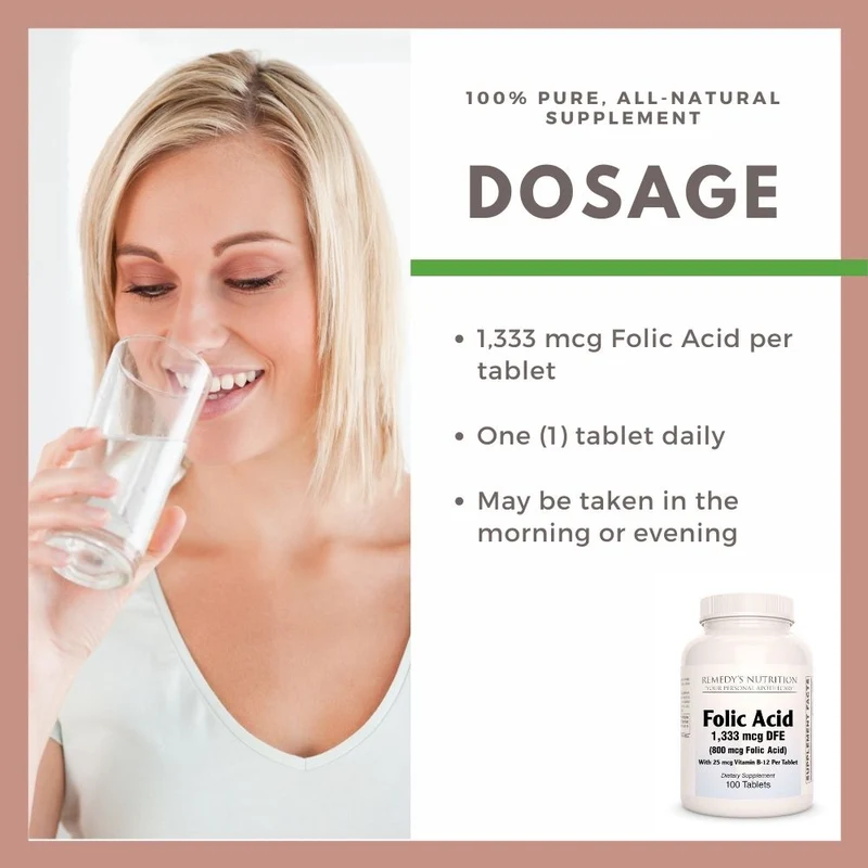 Capsules d'acide folique 1,333 XNUMX mcg