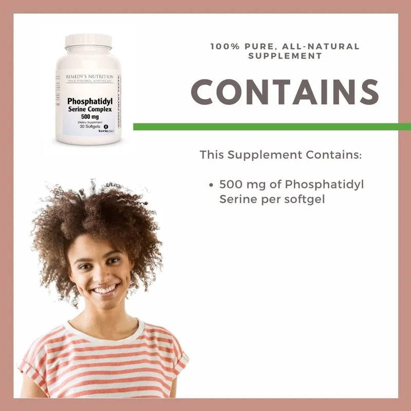 Complexe de phosphatidylsérine - 500 mg, 30 gélules