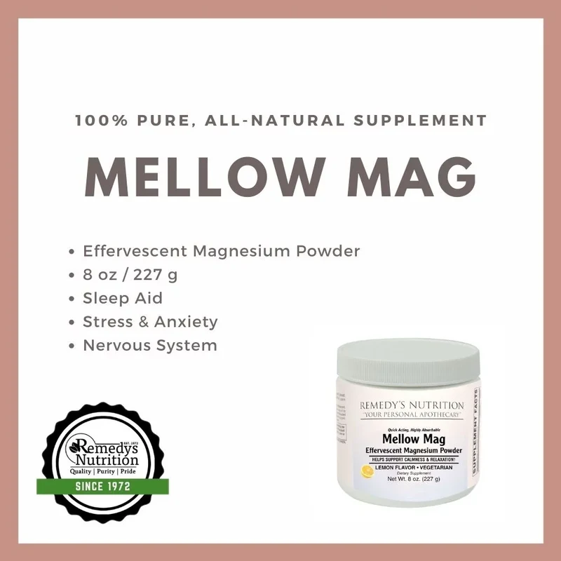 Poudre de magnésium effervescente Mellow Mag™ 8 oz Cerise et citron