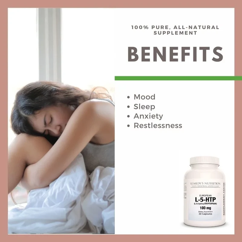 L-5-HTP 100 mg, 30 gélules végétaliennes