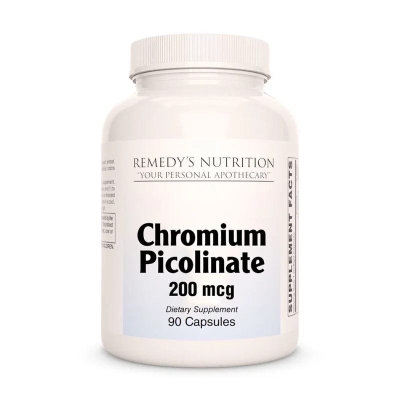Picolinate de chrome 200 mcg, 90 gélules