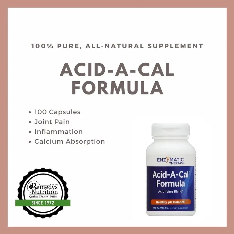 Formule Acid-a-Cal 100 capsules végétaliennes