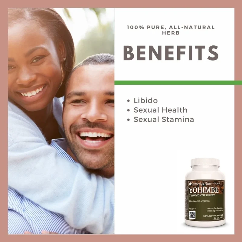 Yohimbe 1000 mg 60 gélules végétaliennes