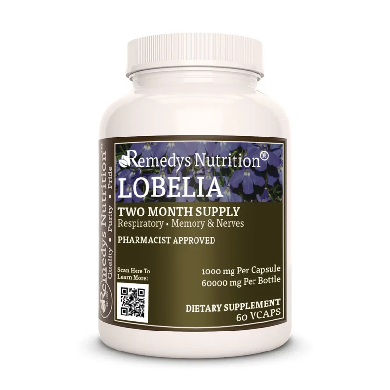 Lobélie 1000 mg, 60 gélules végétaliennes