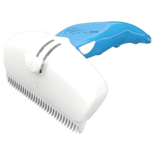 Brosse Foolee Easee Chien 1Taille: L 1Couleur: Bleu