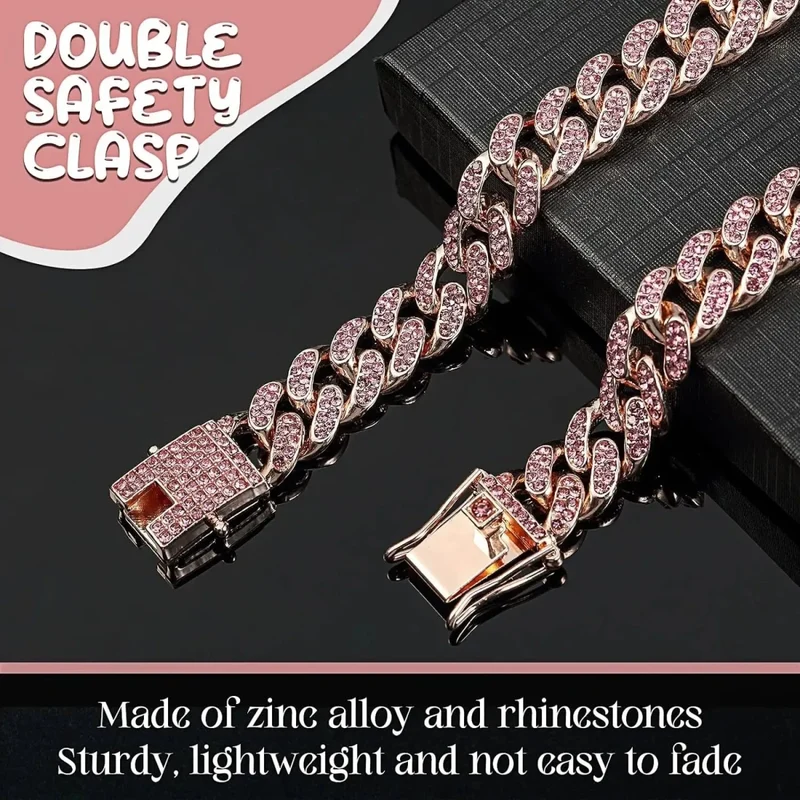 Collier strass chien