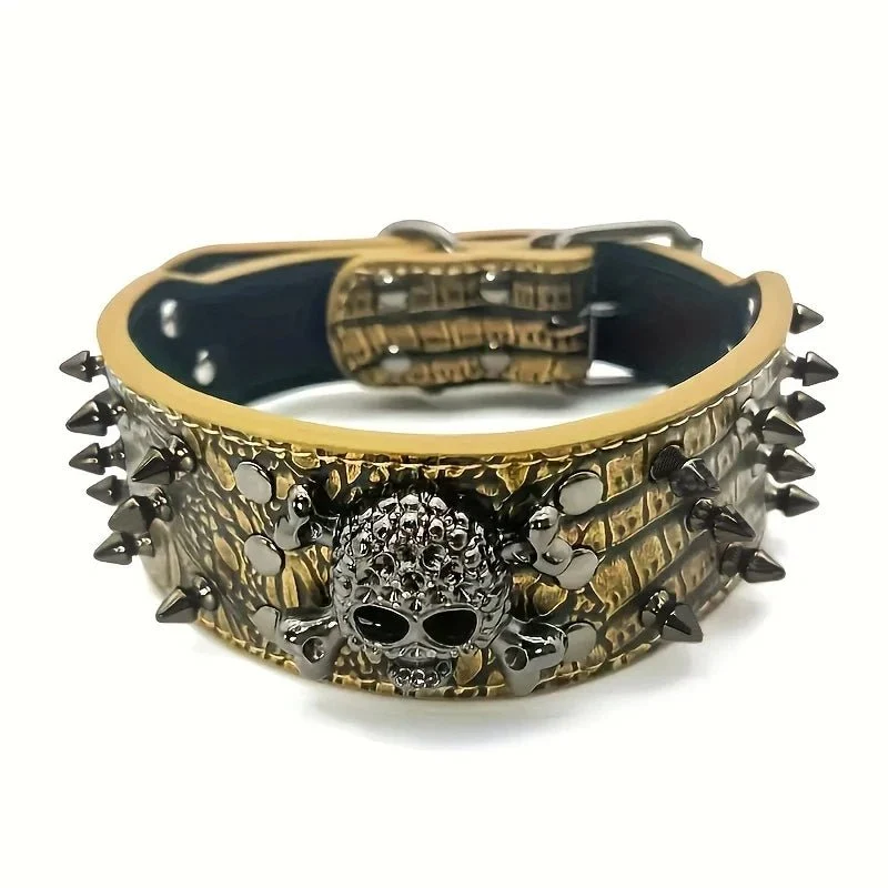Collier pour chien a clous