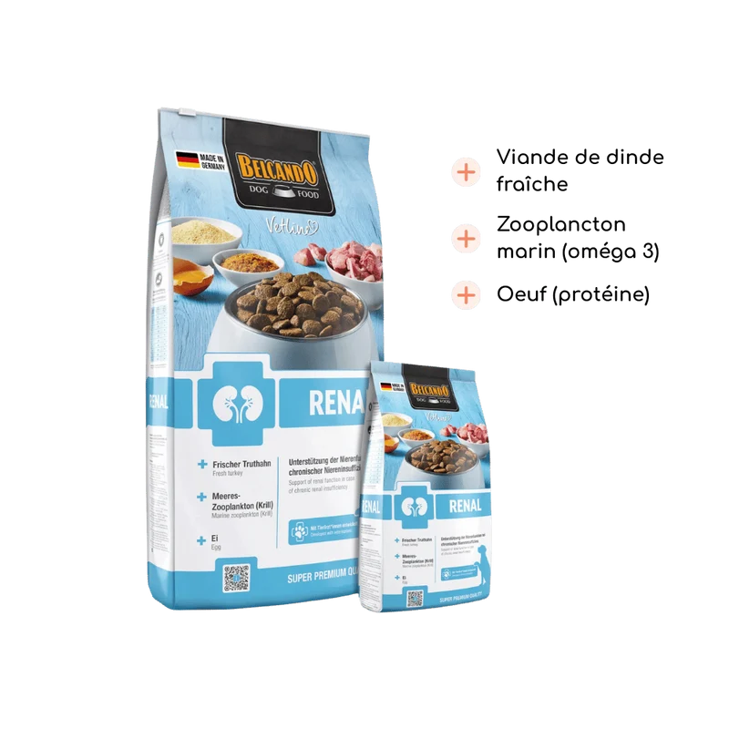 Croquettes Belcando - Vetline Renal - Confort urinaire