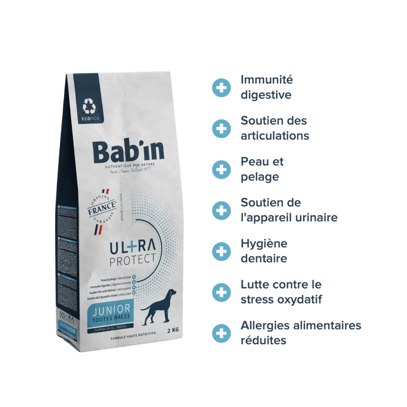 Croquette pour chien - Junior - Bab'in Ultra