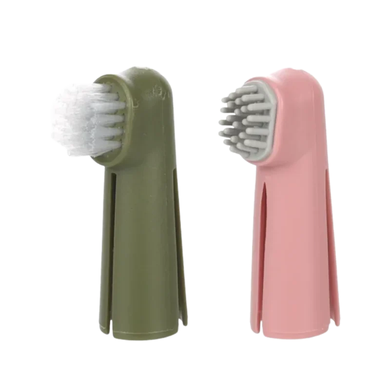 Brosse à dents de doigt - Nettoyante et Massante