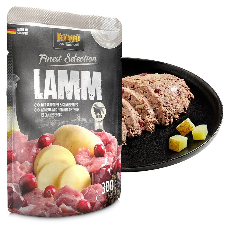 Sachet Fraicheur - Belcando saveur Agneau, pommes de terre avec canneberges