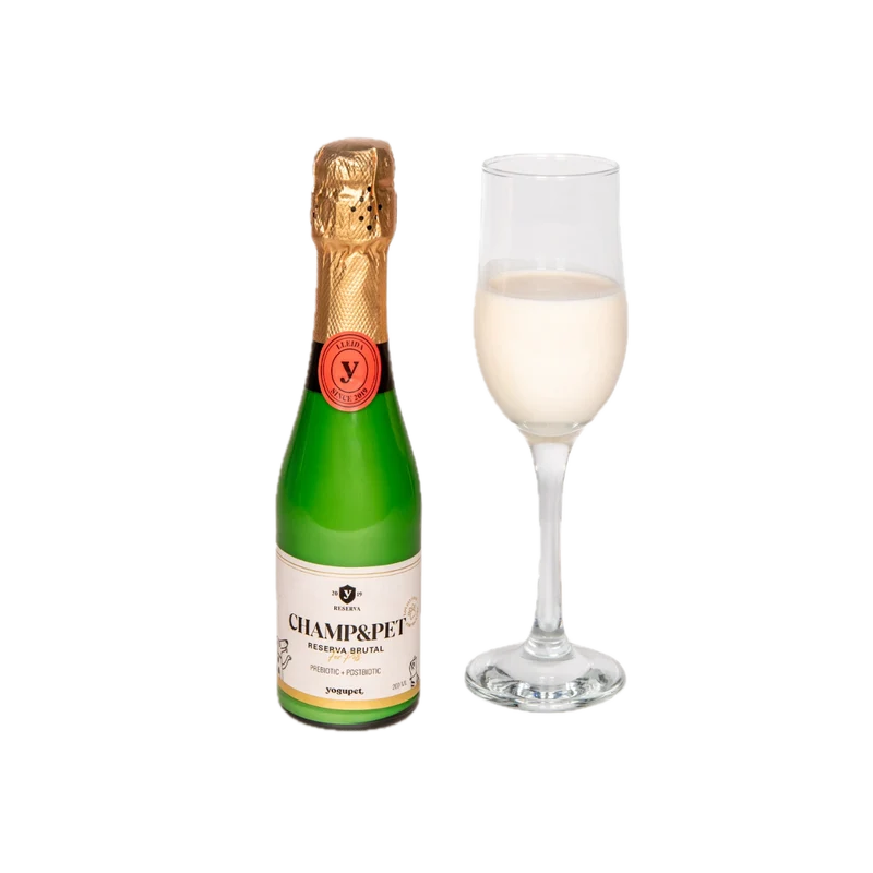 Champagne pour chien - Cheers&Pet - Yogupet