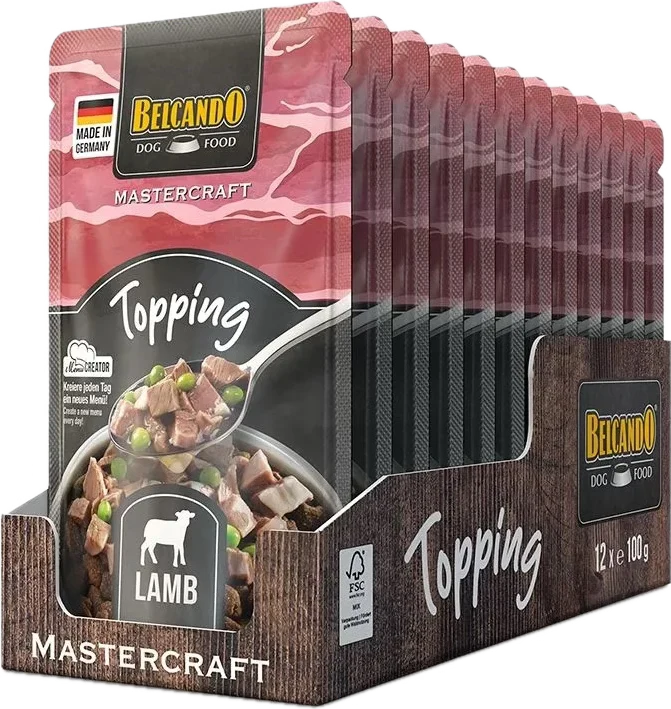 Topping bouillon parfum agneau et petits pois