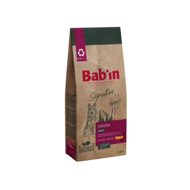 Croquettes pour chien - Adulte Maxi - Poulet - Bab'in Signature