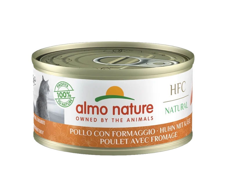 Pâtée pour chat - Natural HFC - Poulet et Fromage - Almo Nature