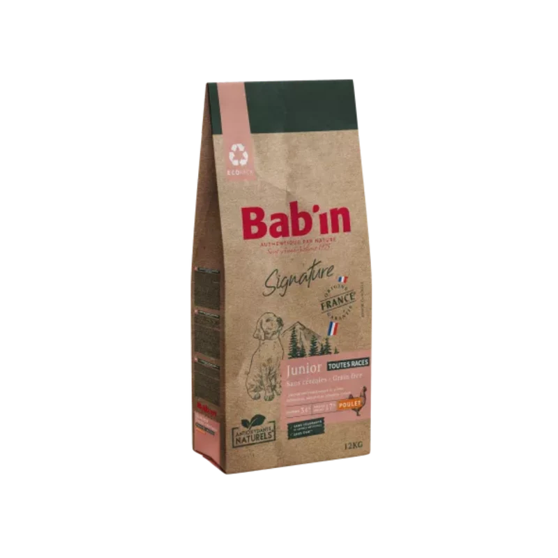 Croquettes pour chiot - Toutes Races - Poulet Sans Céréales - Bab'in Signature