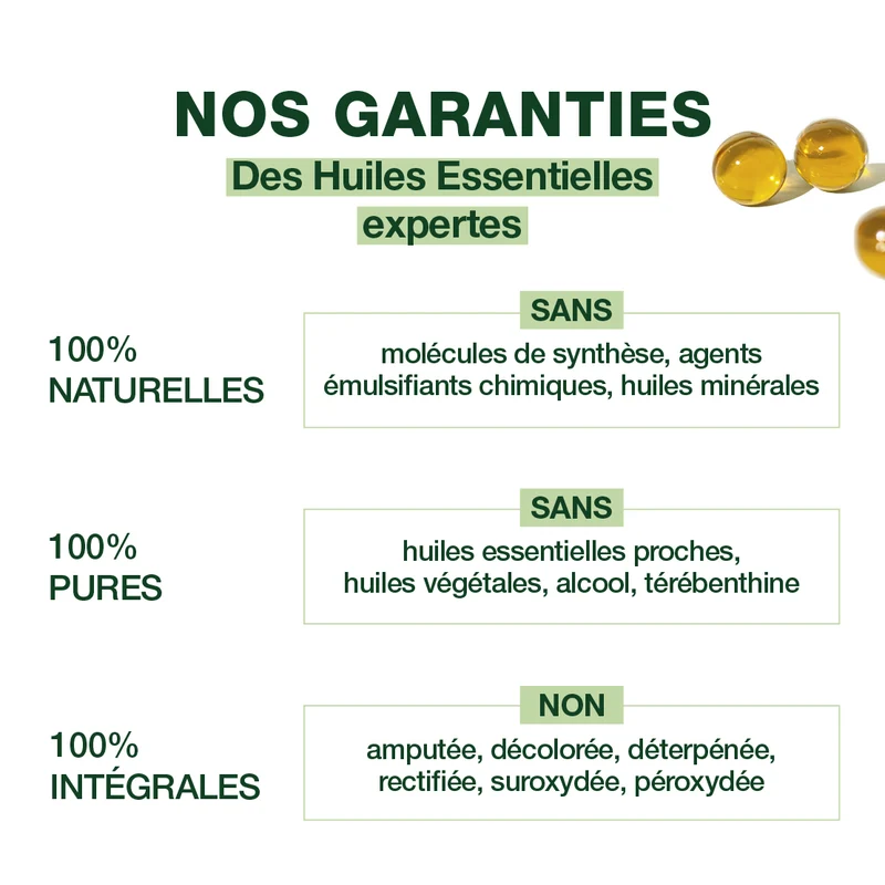 Perles d'Huile Essentielle de Ravintsara - Bio