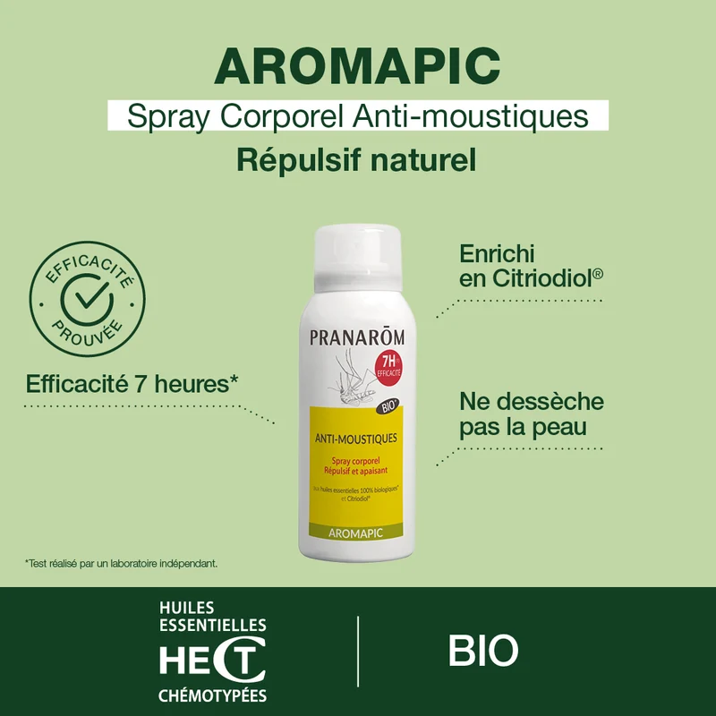 Spray Corporel - Anti-moustiques - Bio