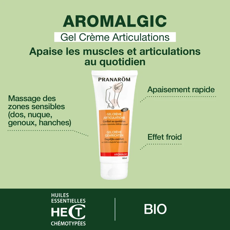 Gel crème - Articulations et muscles - Bio