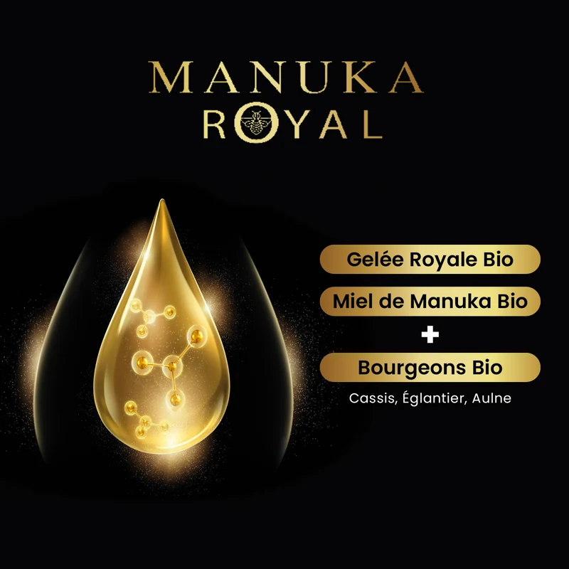 Gelée Royale 2000 au Miel de Manuka Bio - 20 ampoules