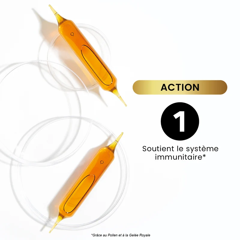 Gelée Royale Pollen Propolis Miel de Manuka Bio - 20 ampoules