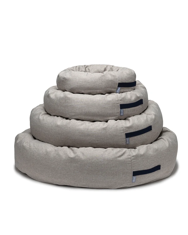 Cama redonda para perro arena