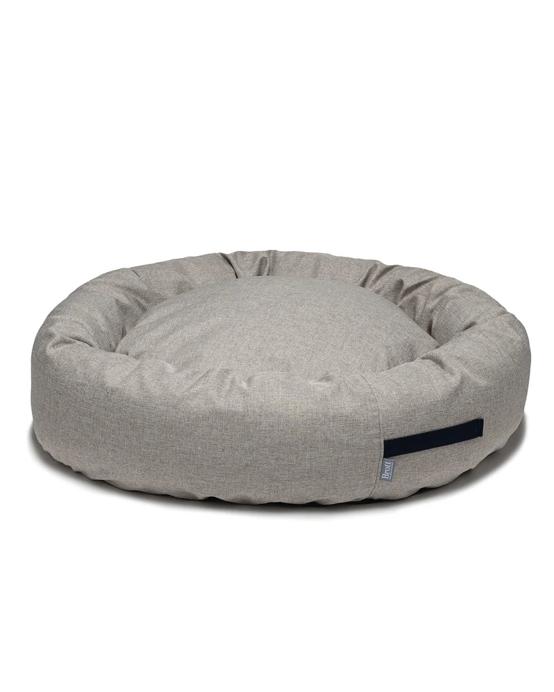 Cama redonda para perro arena