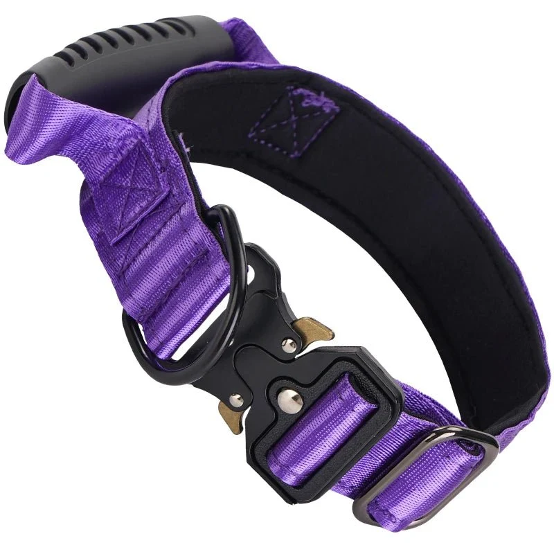 Collier gros chien avec poignée