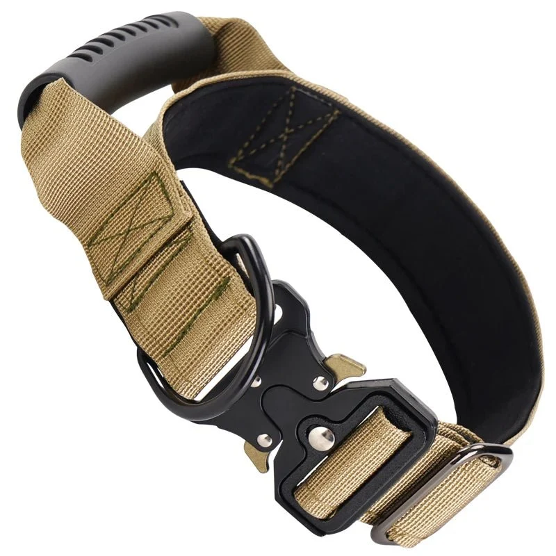 Collier gros chien avec poignée