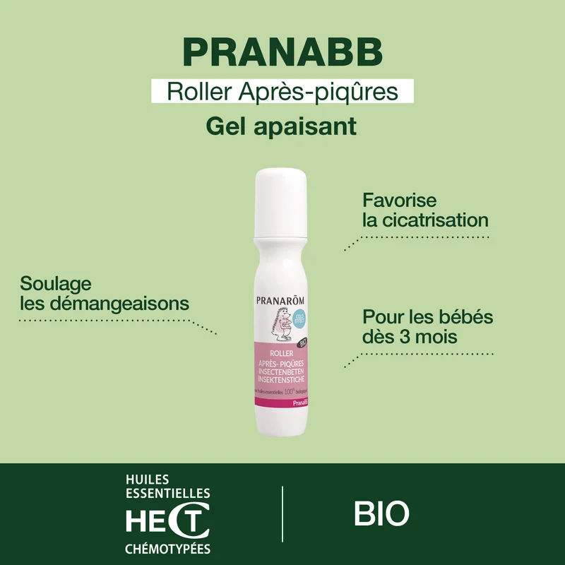 Roller après piqûres bébé - Bio