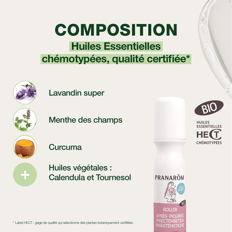 Roller après piqûres bébé - Bio
