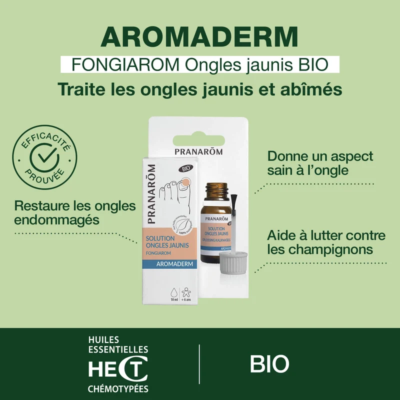 Solution ongles jaunis - Bio