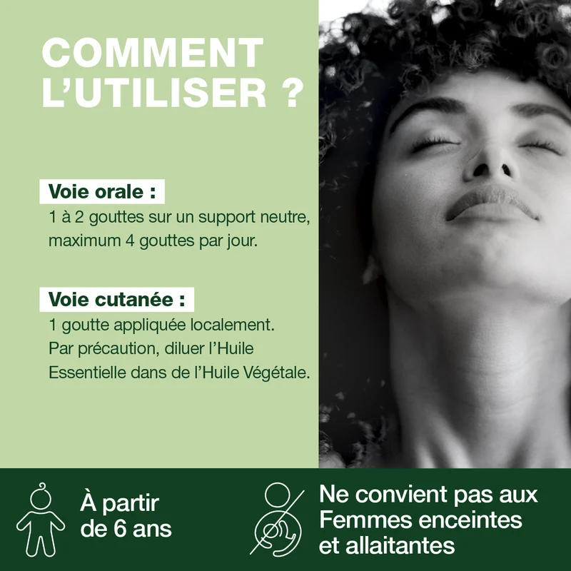 Huile Essentielle de Menthe poivrée - grand format - Bio