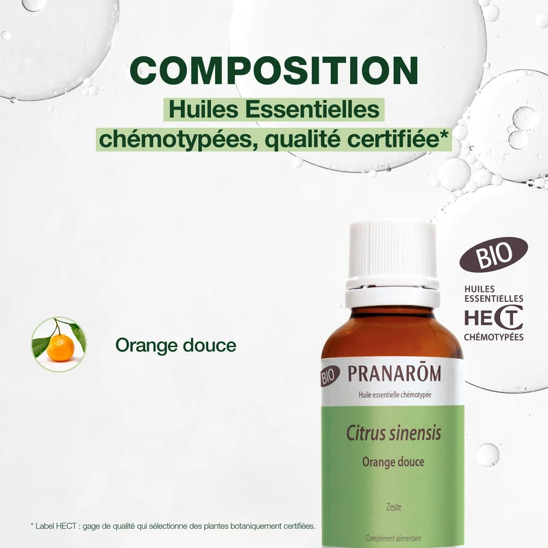 Huile Essentielle d'Orange douce - Bio