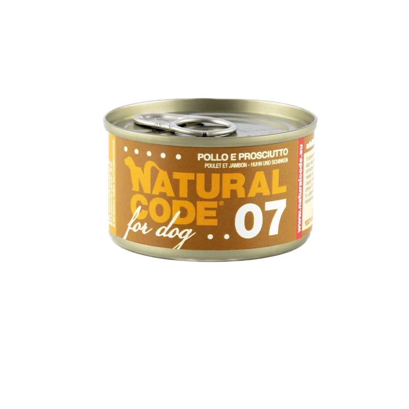 Pâtée pour chien - Poulet et Jambon - Natural Code