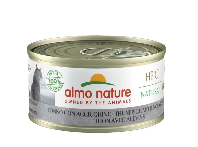 Pâtée pour chat - Natural HFC - Thon et Alevins - Almo Nature
