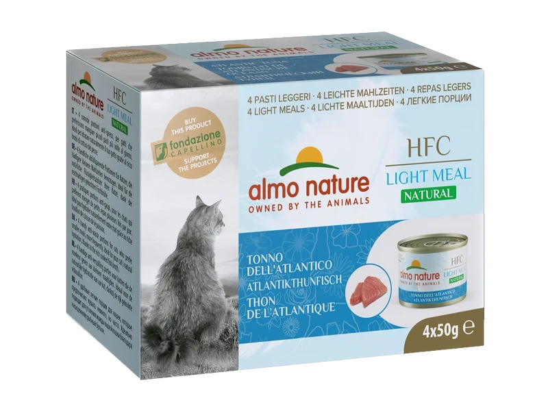 Pâtée pour chat en surpoids - Light Meal - Thon Atlantique - Almo Nature