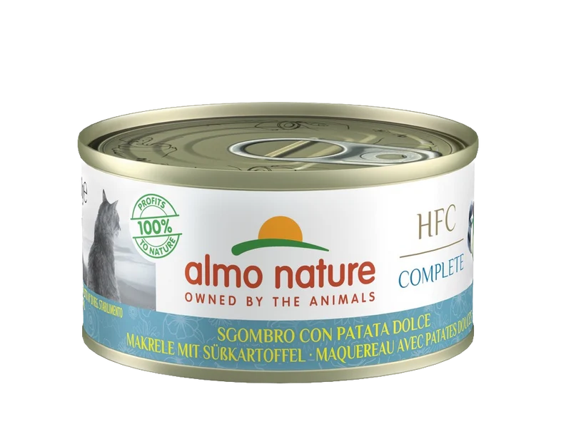 Pâtée pour chat - Complète HFC - Maquereau et Patate Douce - Almo Nature