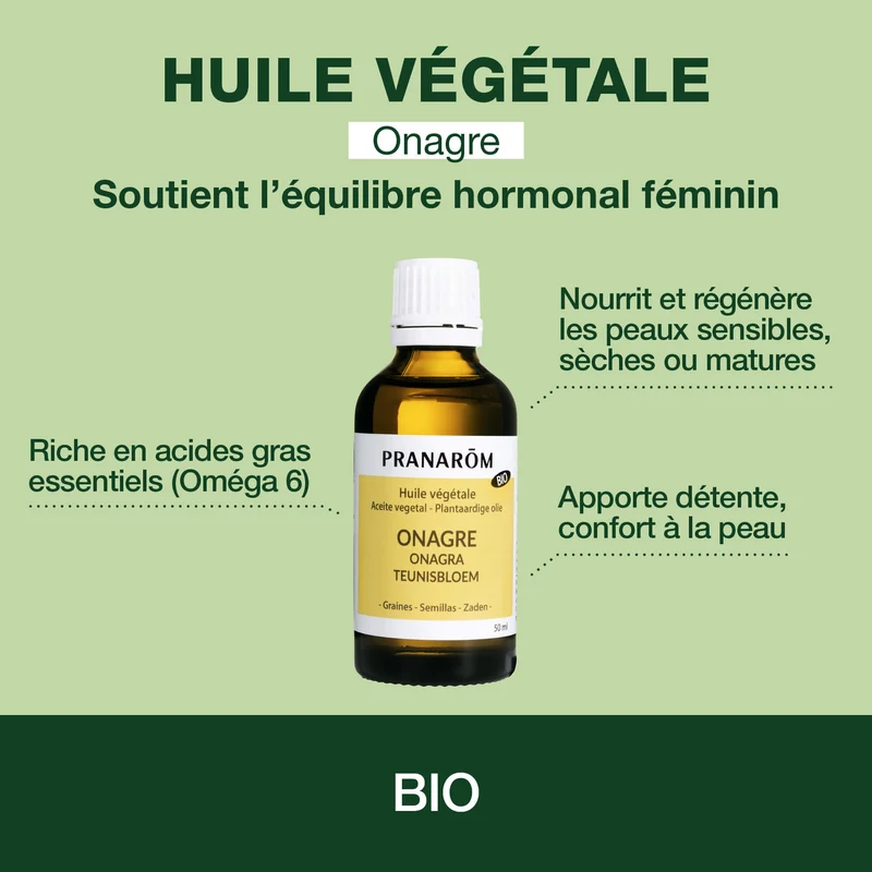 Huile Végétale d'Onagre - Bio