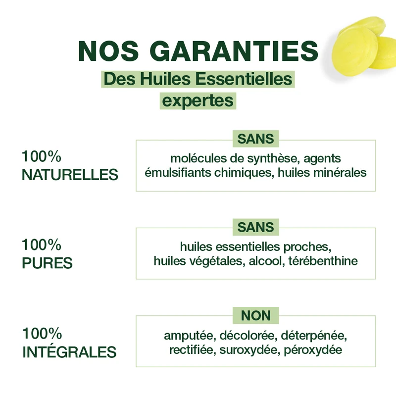 Pastilles gorge au miel et citron