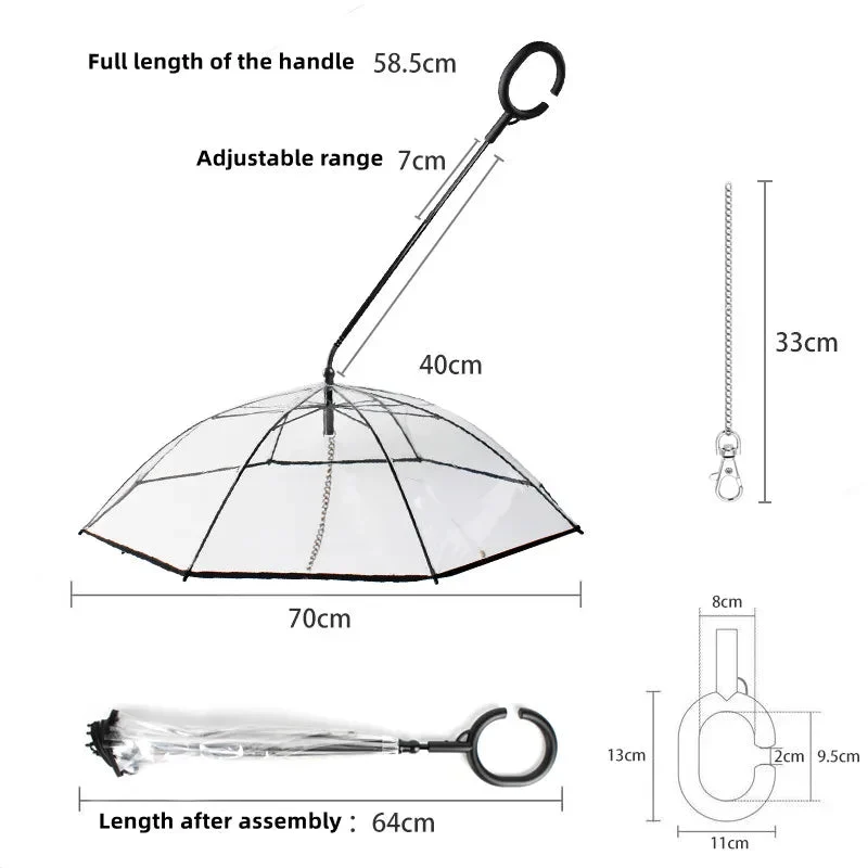 Laisse parapluie pour chien